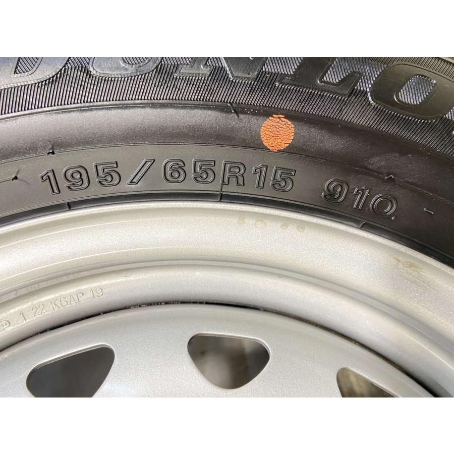 中古タイヤ スタッドレスタイヤ ホイールセット 4本セット 195/65R15  キャロウィン AP 15x6.0 100/114.3-5穴 DUNLOP  WM02 | DUNLOP | 09
