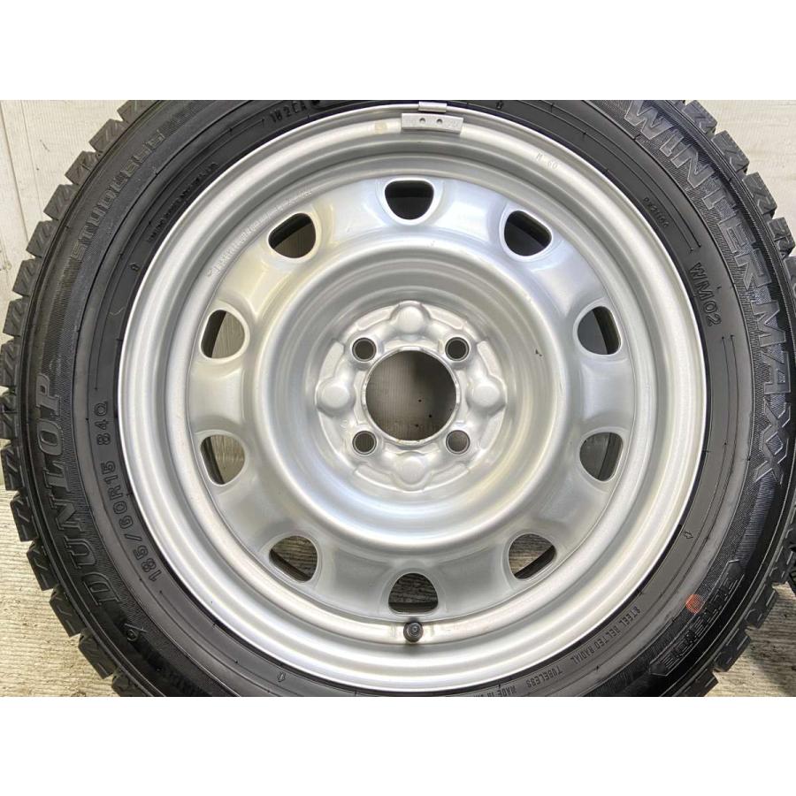 中古タイヤ スタッドレスタイヤ ホイールセット 4本セット 185/60R15  　 TOPY M60 15x5.5  100-4穴 ダンロップ ウィンターマックス WM02 | DUNLOP | 03