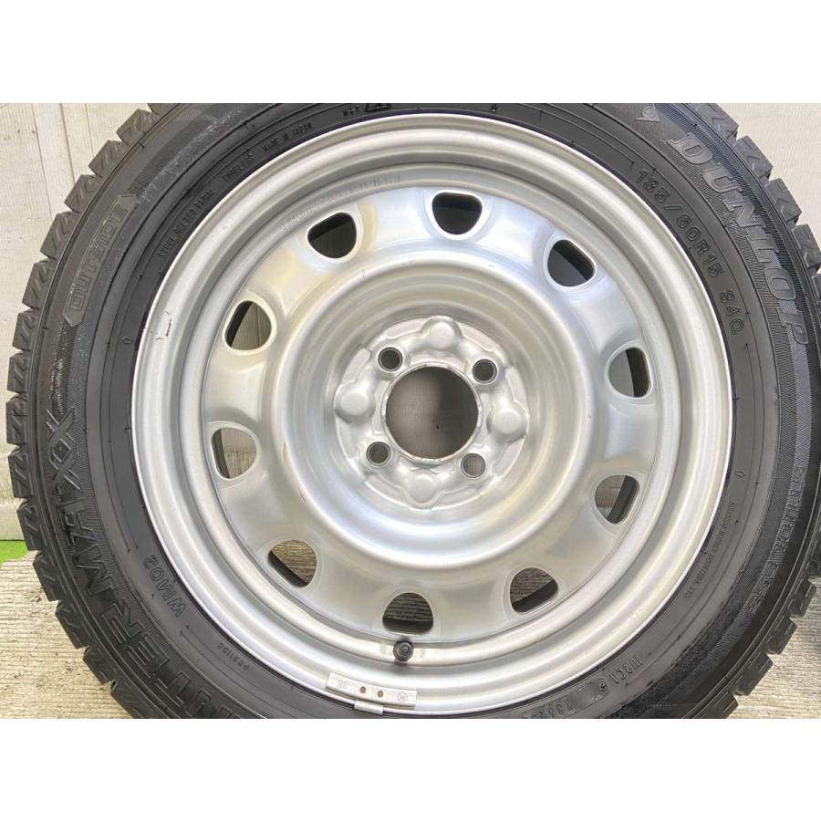 中古タイヤ スタッドレスタイヤ ホイールセット 4本セット 185/60R15  　 TOPY M60 15x5.5  100-4穴 ダンロップ ウィンターマックス WM02 | DUNLOP | 04