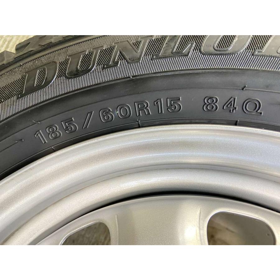中古タイヤ スタッドレスタイヤ ホイールセット 4本セット 185/60R15  　 TOPY M60 15x5.5  100-4穴 ダンロップ ウィンターマックス WM02 | DUNLOP | 09