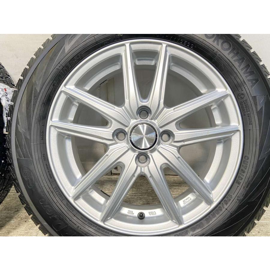 中古タイヤ スタッドレスタイヤ ホイールセット 4本セット 175/65R15  　 ECO FORME 15x5.5 42 100-4穴 ヨコハマ アイスガード iG70 | ヨコハマタイヤ | 06