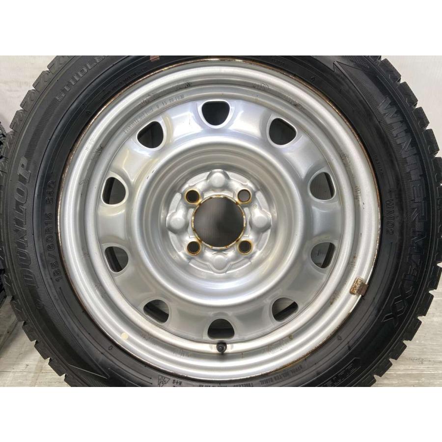 中古タイヤ スタッドレスタイヤ ホイールセット 4本セット 185/60R15  　 TOPY M60 15x5.5  100-4穴 ダンロップ ウィンターマックス WM02 | DUNLOP | 05