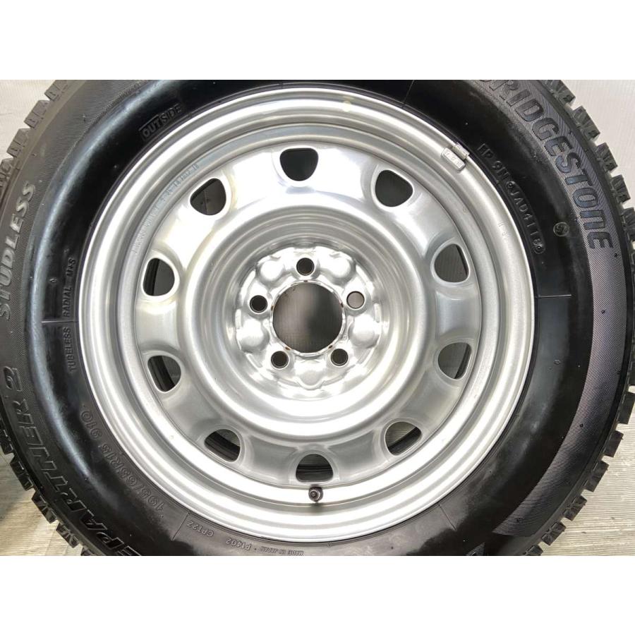 中古タイヤ スタッドレスタイヤ ホイールセット 4本セット 195/65R15  　 TOPY M61 15x6.0  100-5穴 ブリヂストン アイスパートナー2 | BRIDGESTONE | 06