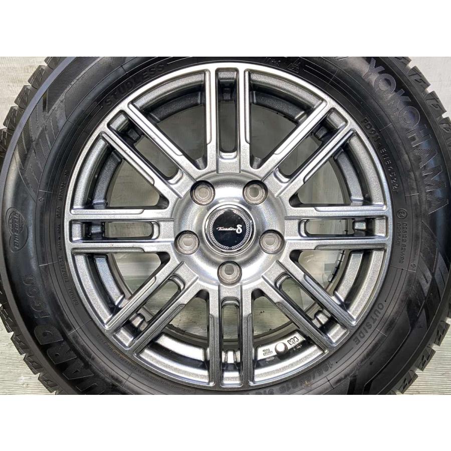 中古タイヤ スタッドレスタイヤ ホイールセット 4本セット 195/65R15  　 ティラード 15x6.0 53 114.3-5穴 ヨコハマ アイスガード iG60 | ヨコハマタイヤ | 04