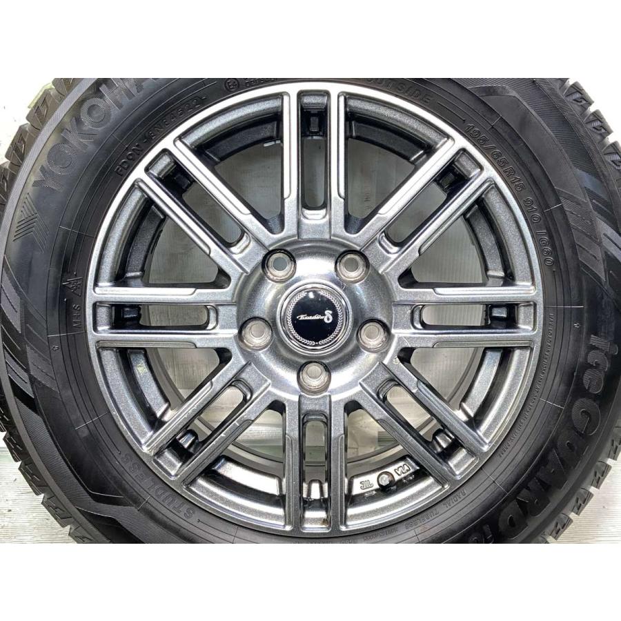 中古タイヤ スタッドレスタイヤ ホイールセット 4本セット 195/65R15  　 ティラード 15x6.0 53 114.3-5穴 ヨコハマ アイスガード iG60 | ヨコハマタイヤ | 05