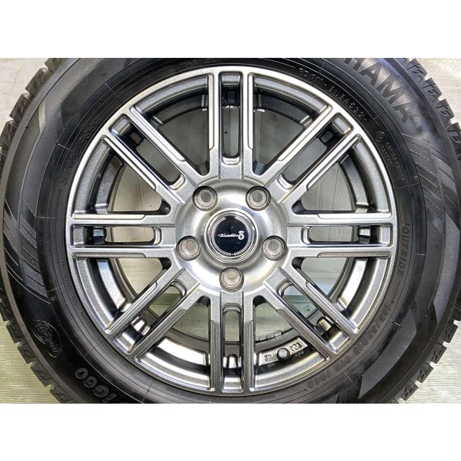 中古タイヤ スタッドレスタイヤ ホイールセット 4本セット 195/65R15  　 ティラード 15x6.0 53 114.3-5穴 ヨコハマ アイスガード iG60 | ヨコハマタイヤ | 06