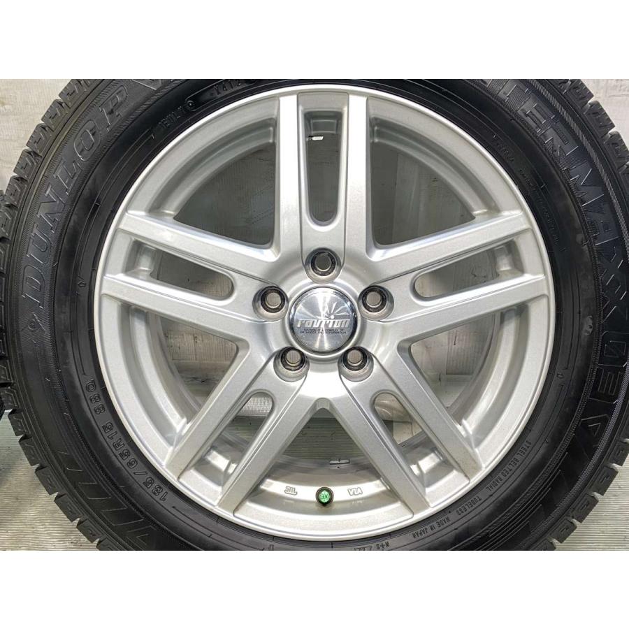 【ダンロップ 15インチ 】中古アルミホイール (中古タイヤ付)4本セット DUNLOP（ダンロップ） 中古タイヤ スタッドレスタイヤ ホイールセット