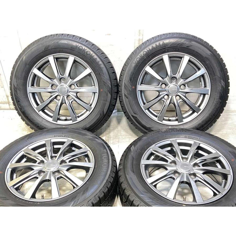 中古タイヤ スタッドレスタイヤ ホイールセット 4本セット 195/65R15  　 GRASS 15x6.0 53 114.3-5穴 ヨコハマ アイスガード iG60 | ヨコハマタイヤ