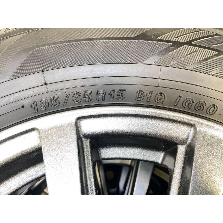 中古タイヤ スタッドレスタイヤ ホイールセット 4本セット 195/65R15  　 GRASS 15x6.0 53 114.3-5穴 ヨコハマ アイスガード iG60 | ヨコハマタイヤ | 09