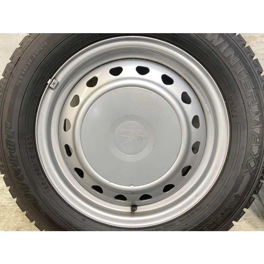 中古タイヤ スタッドレスタイヤ ホイールセット 4本セット 185/65R15  　 S7 15x5.5  100/114.3-4穴 ダンロップ ウィンターマックス WM02 | DUNLOP | 05