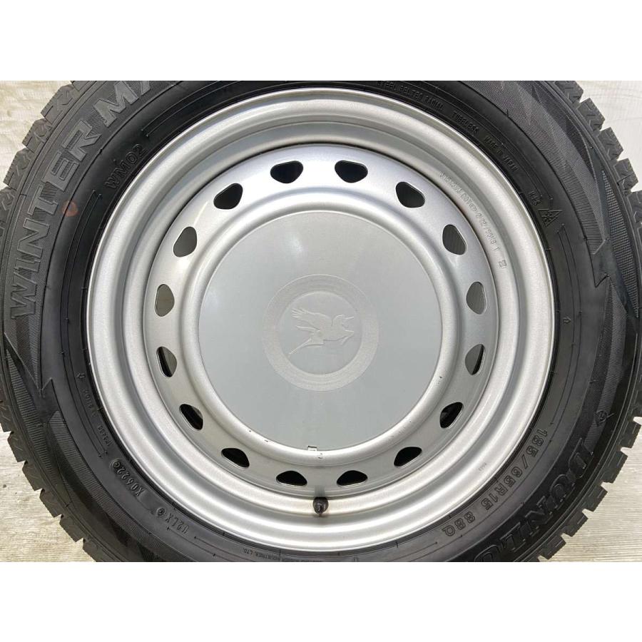 中古タイヤ スタッドレスタイヤ ホイールセット 4本セット 185/65R15  　 S7 15x5.5  100/114.3-4穴 ダンロップ ウィンターマックス WM02 | DUNLOP | 06