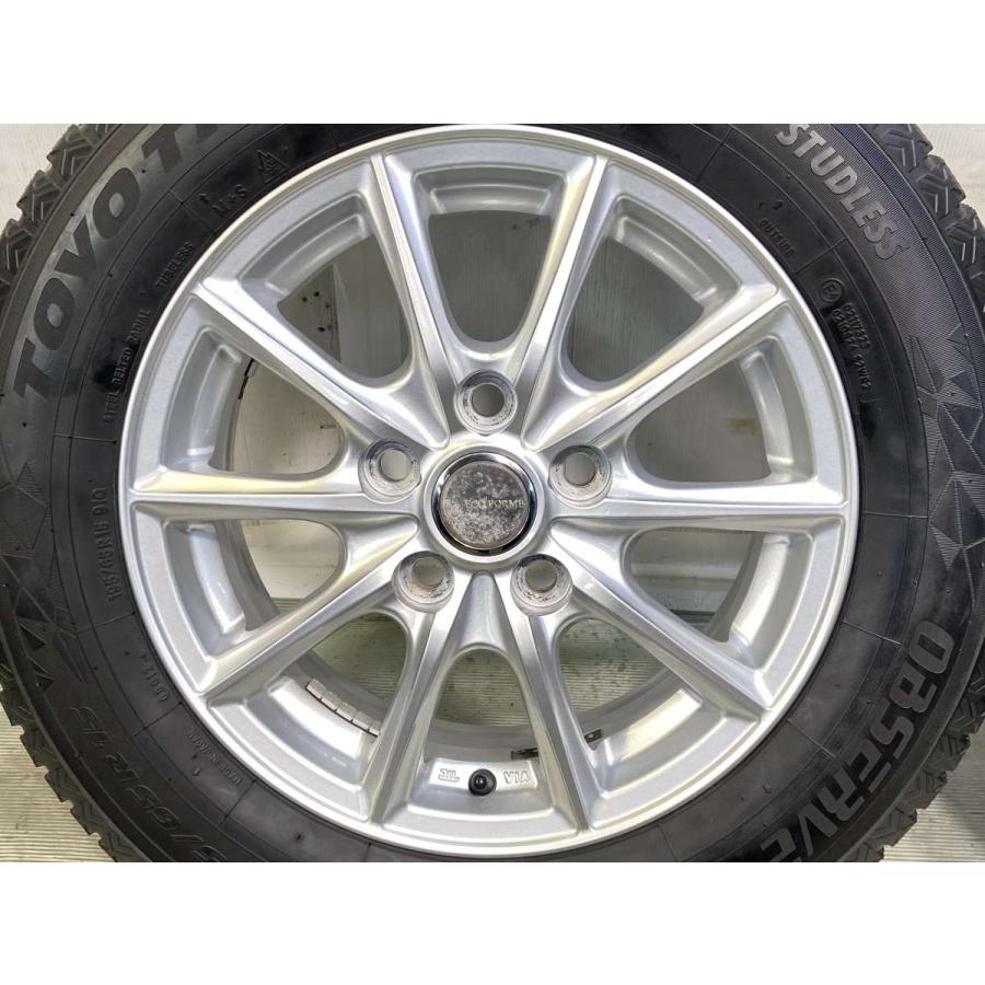中古タイヤ スタッドレスタイヤ ホイールセット 4本セット 195/65R15  　 ECO FORME 15x6.0 50 114.3-5穴 トーヨータイヤ オブザーブ GIZ2 | TOYO TIRES | 04