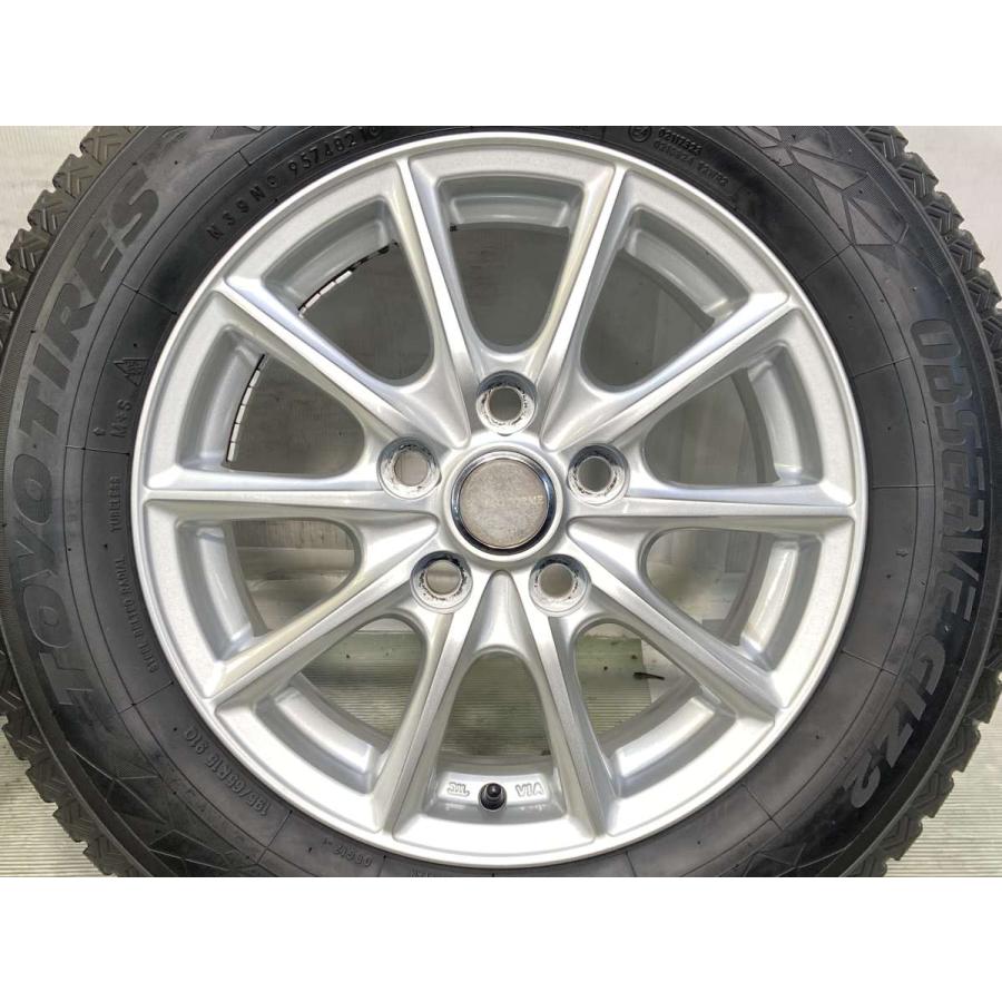 中古タイヤ スタッドレスタイヤ ホイールセット 4本セット 195/65R15  　 ECO FORME 15x6.0 50 114.3-5穴 トーヨータイヤ オブザーブ GIZ2 | TOYO TIRES | 05