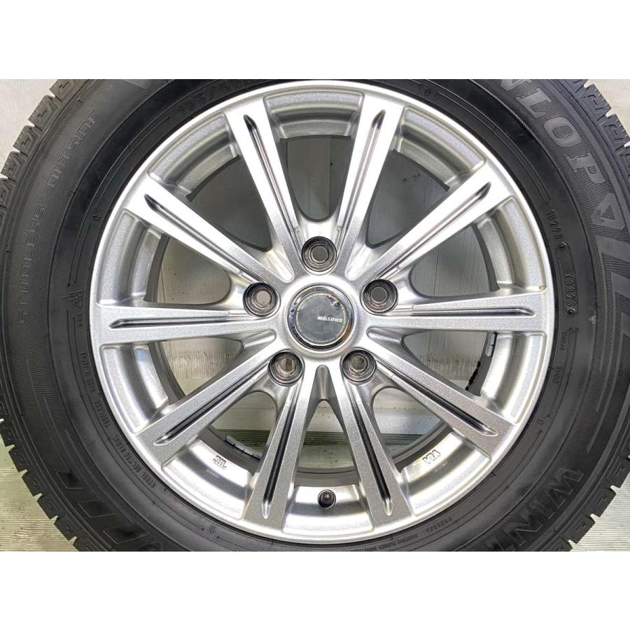 中古タイヤ スタッドレスタイヤ ホイールセット 4本セット 195/65R15  　 MILLOUS 15x6.0 53 114.3-5穴 ダンロップ ウィンターマックス 03 | DUNLOP | 05