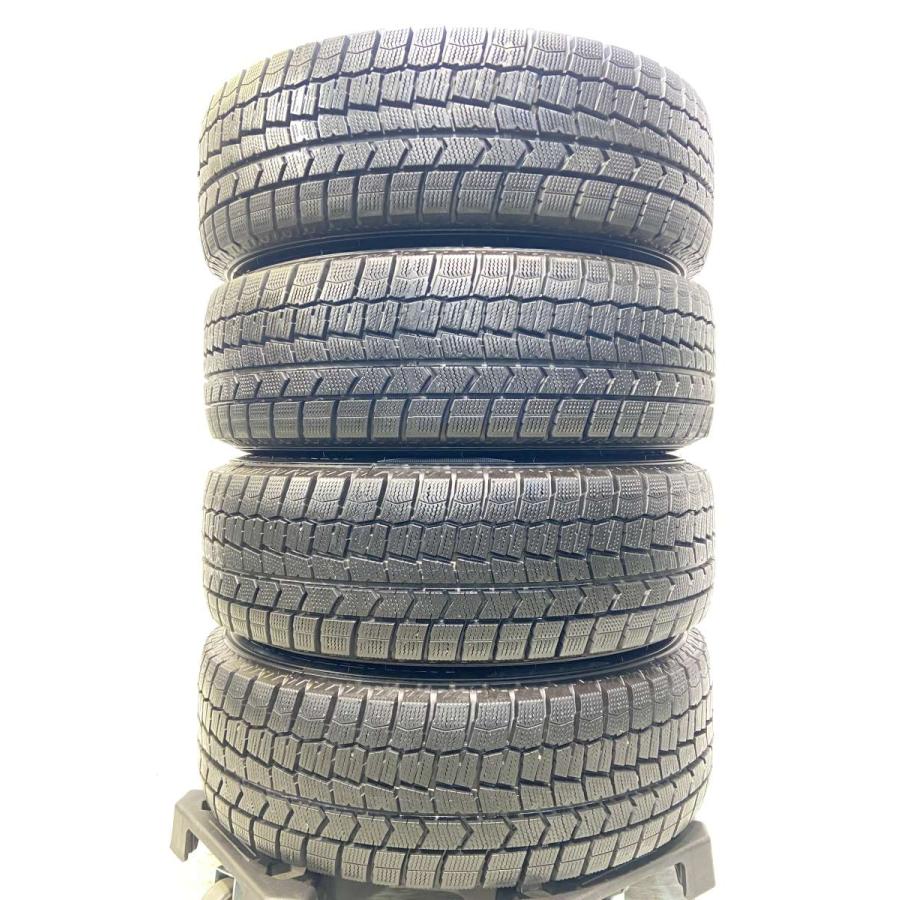 中古タイヤ スタッドレスタイヤ ホイールセット 4本セット 195/65R15  キャロウィン AP 15x6.0 45 100/114.3-5穴 DUNLOP  WM02 | DUNLOP | 02