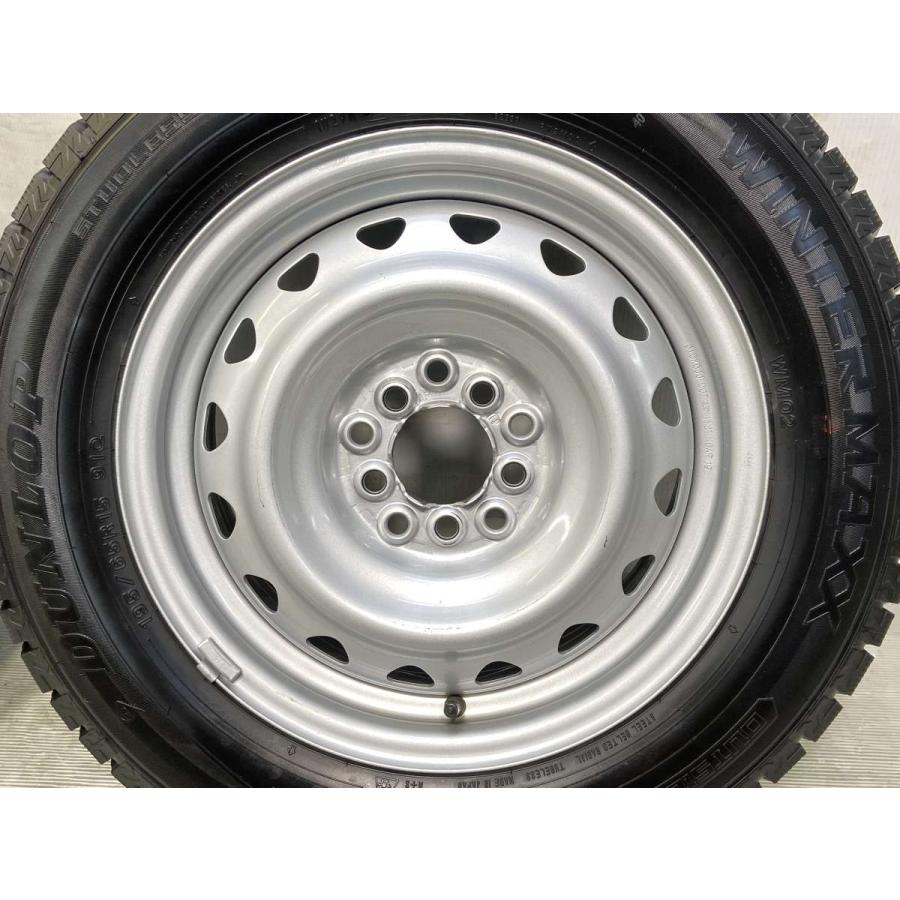 中古タイヤ スタッドレスタイヤ ホイールセット 4本セット 195/65R15  キャロウィン AP 15x6.0 45 100/114.3-5穴 DUNLOP  WM02 | DUNLOP | 03