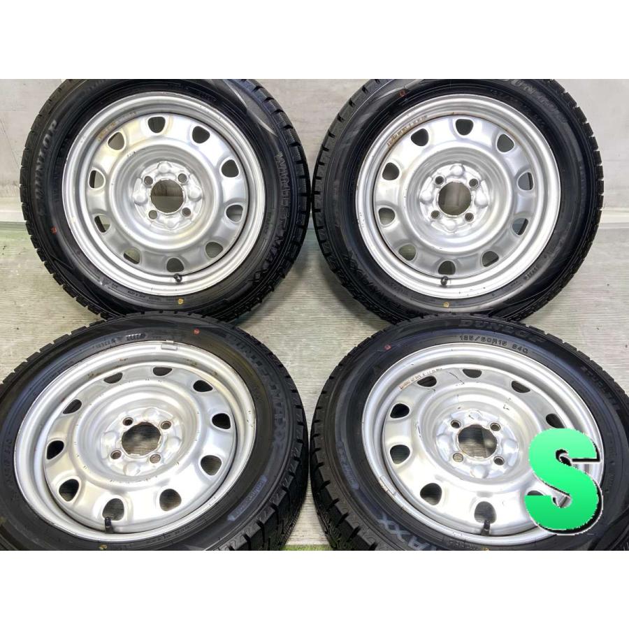 DUNLOP（ダンロップ） 中古タイヤ スタッドレスタイヤ ホイールセット 
