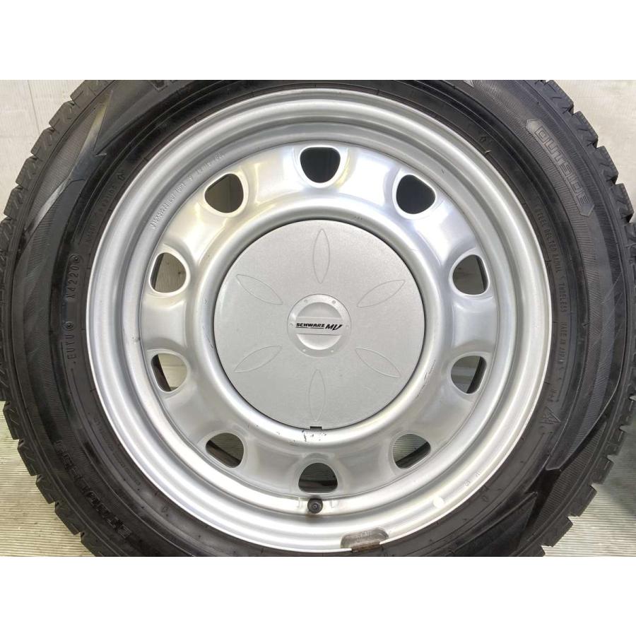 中古タイヤ スタッドレスタイヤ ホイールセット 4本セット 175/65R15  SCHWARZ V13 15x5.5 42 100/114.3-4穴 DUNLOP  WM02 | DUNLOP | 05