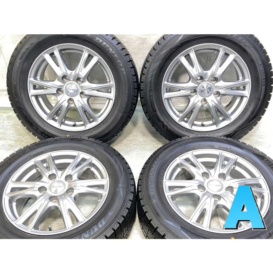 スタッドレスタイヤ＋ホイール4本セット 195/65 R15 ダンロップ DUNLOP（ダンロップ） 中古タイヤ スタッドレスタイヤ ホイールセット