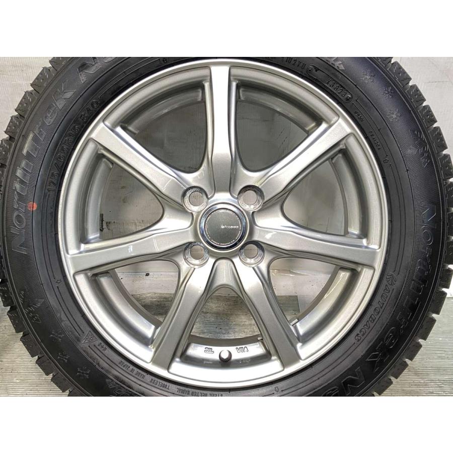 中古タイヤ スタッドレスタイヤ ホイールセット 4本セット 175/65R15
