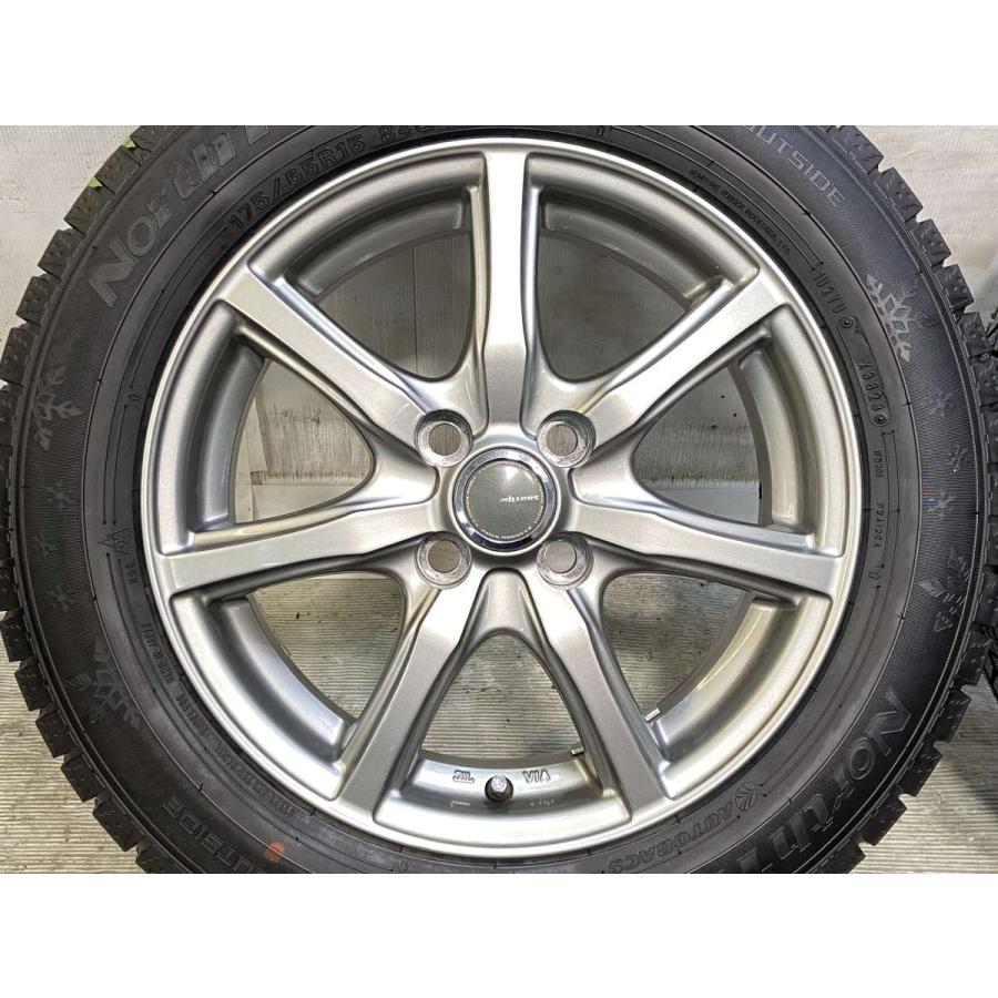 中古タイヤ スタッドレスタイヤ ホイールセット 4本セット 175/65R15