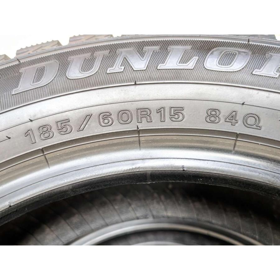 DUNLOP（ダンロップ） 中古タイヤ スタッドレスタイヤ 4本セット 185