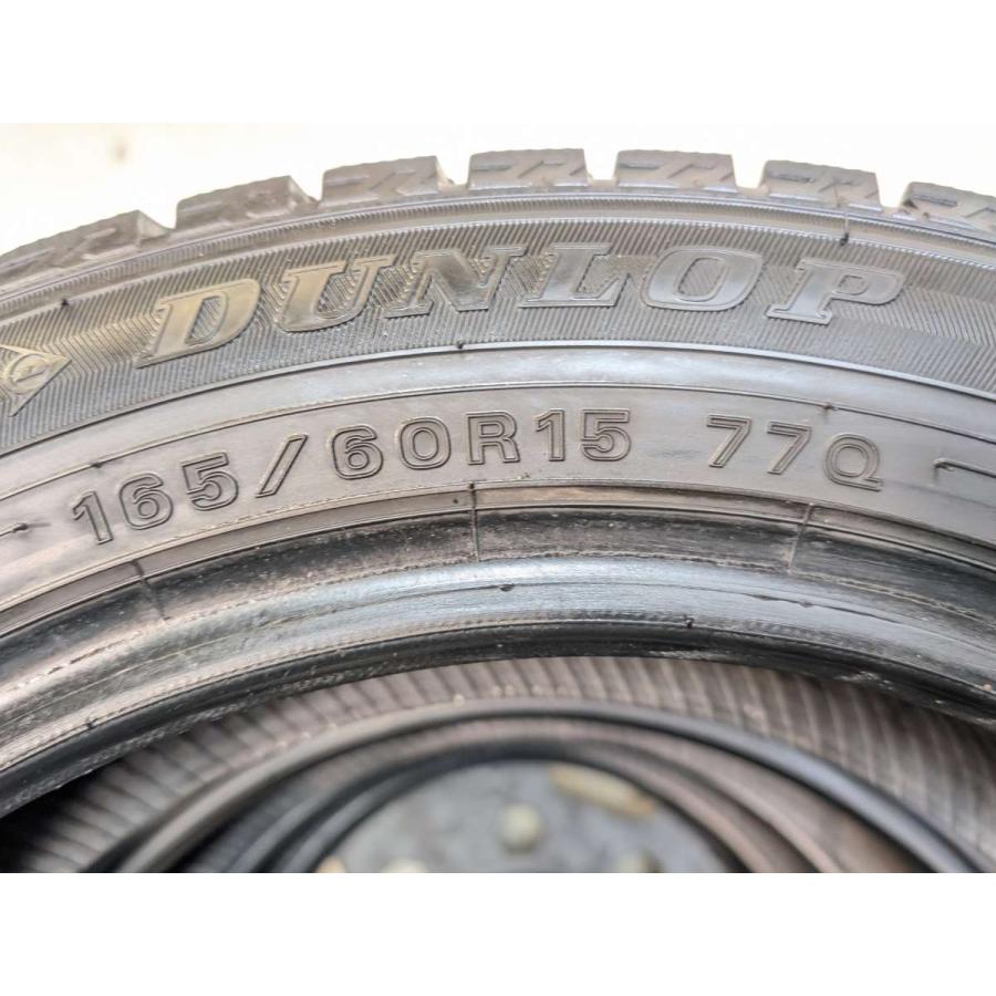 DUNLOP（ダンロップ） 中古タイヤ スタッドレスタイヤ 4本セット 165