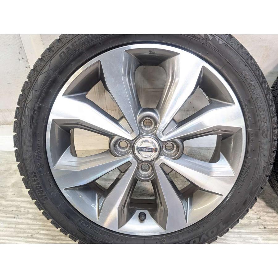 tuuu スタッドレスタイヤ・ホイールセット 15インチ ② TOYO TIRES（トーヨータイヤ） 中古タイヤ スタッドレスタイヤ