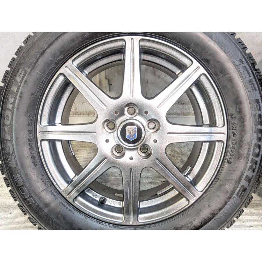 中古タイヤ スタッドレスタイヤ ホイールセット 4本セット 195/65R15
