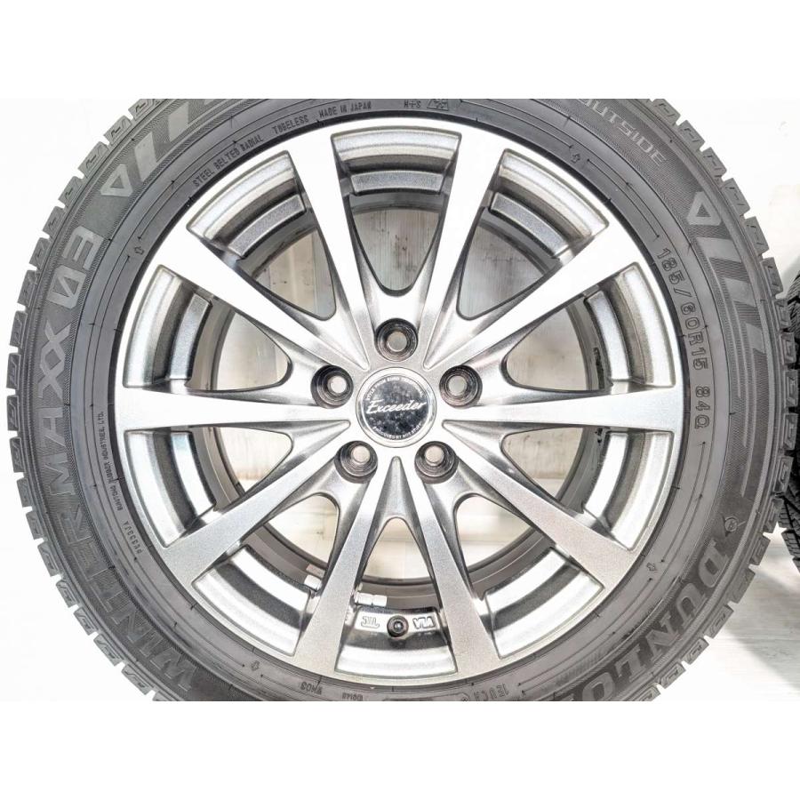 1⃣145R12・LT、GY・スタッドレスタイヤ＆鉄ホイール、分割の2本、送料共 DUNLOP（ダンロップ） 中古タイヤ スタッドレスタイヤ ホイールセット