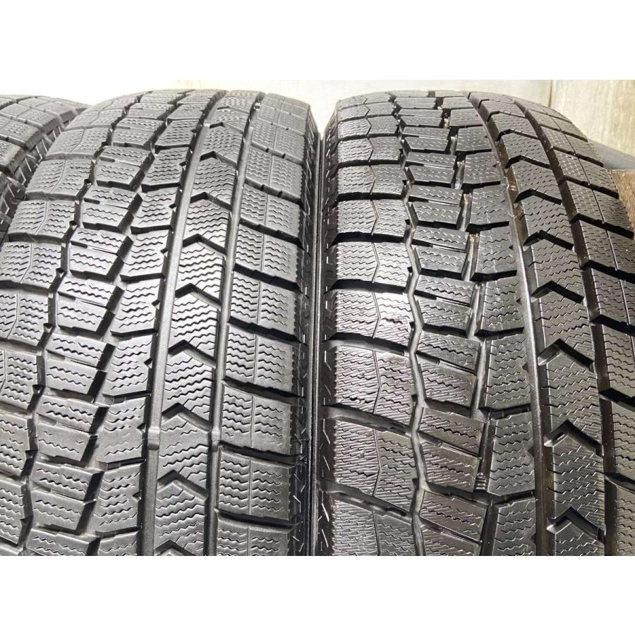 【法人出品】ダンロップ WM02 23年製 195/65R16 4本 スタッドレスタイヤ 良溝 中古 aing_w16230123906