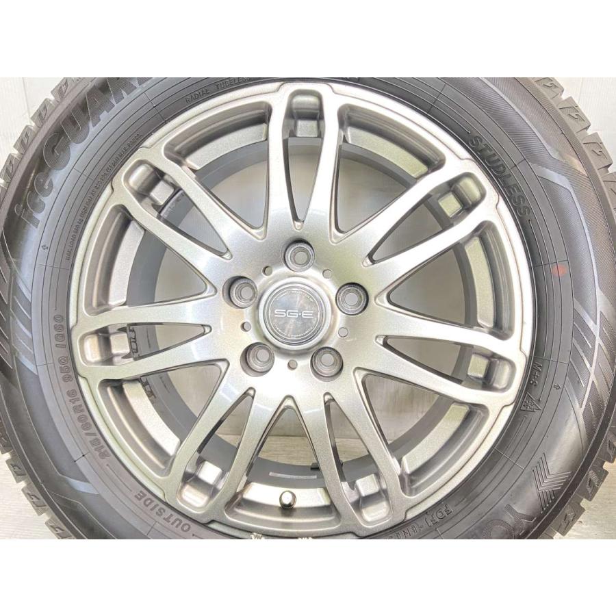 215-60-16 スタッドレス タイヤ付きホイール マルチ穴 5穴