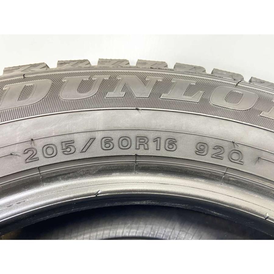 DUNLOP 中古タイヤ スタッドレスタイヤ 4本セット 205/60R16 