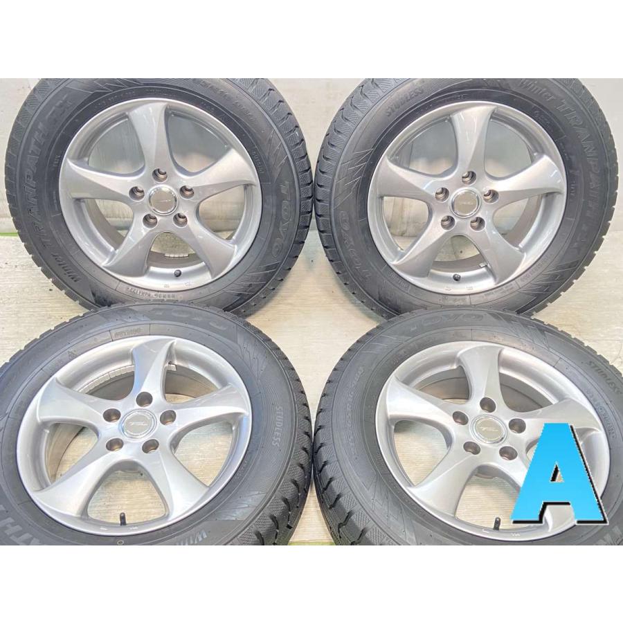 中古　スタッドレスタイヤ＆ホイール　4本セット　送料込み 1シーズン使用のみ中古スタッドレスタイヤ4本215/65r15TOYO6穴