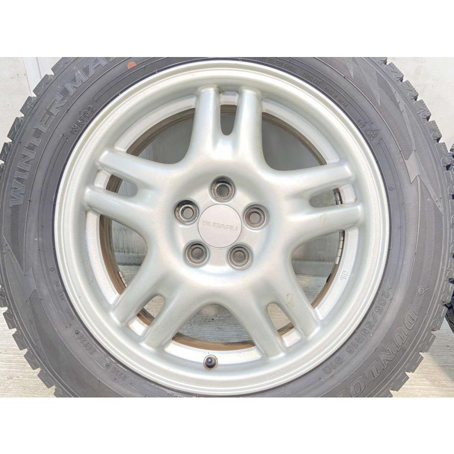 中古品】スバル レガシィワゴンに使用していたスタッドレスタイヤ 205