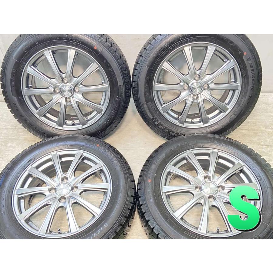 中古タイヤ スタッドレスタイヤ ホイールセット 4本セット 195/65R16 