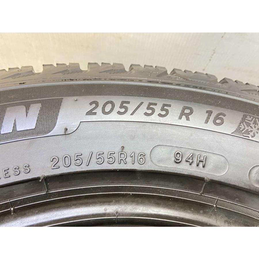 ミシュラン（MICHELIN） 中古タイヤ スタッドレスタイヤ 2本セット 205