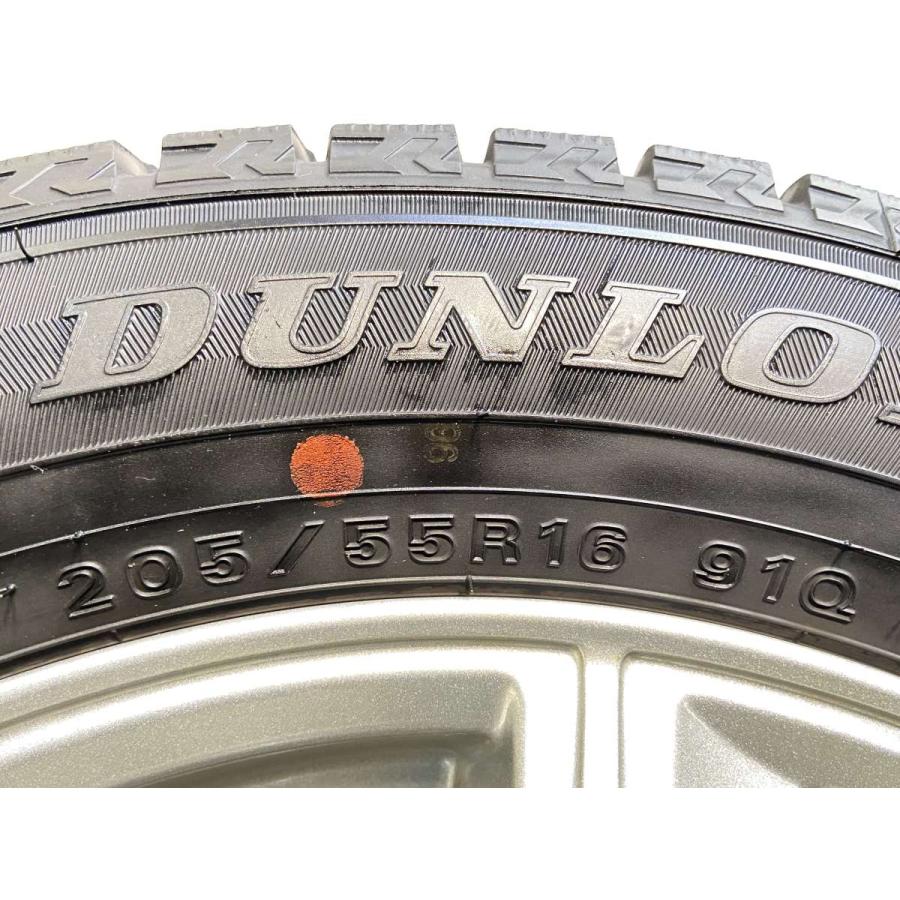 DUNLOP（ダンロップ） 中古タイヤ スタッドレスタイヤ ホイールセット 