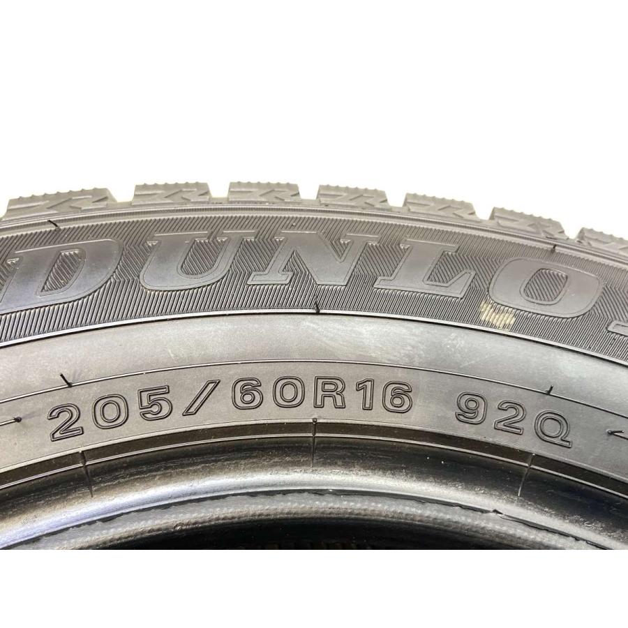 DUNLOP（ダンロップ） 中古タイヤ スタッドレスタイヤ 4本セット 205 