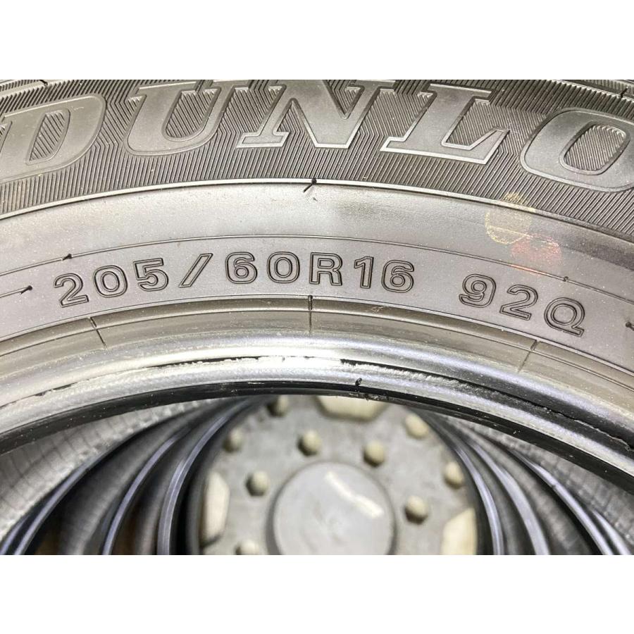 DUNLOP（ダンロップ） 中古タイヤ スタッドレスタイヤ 4本セット 205