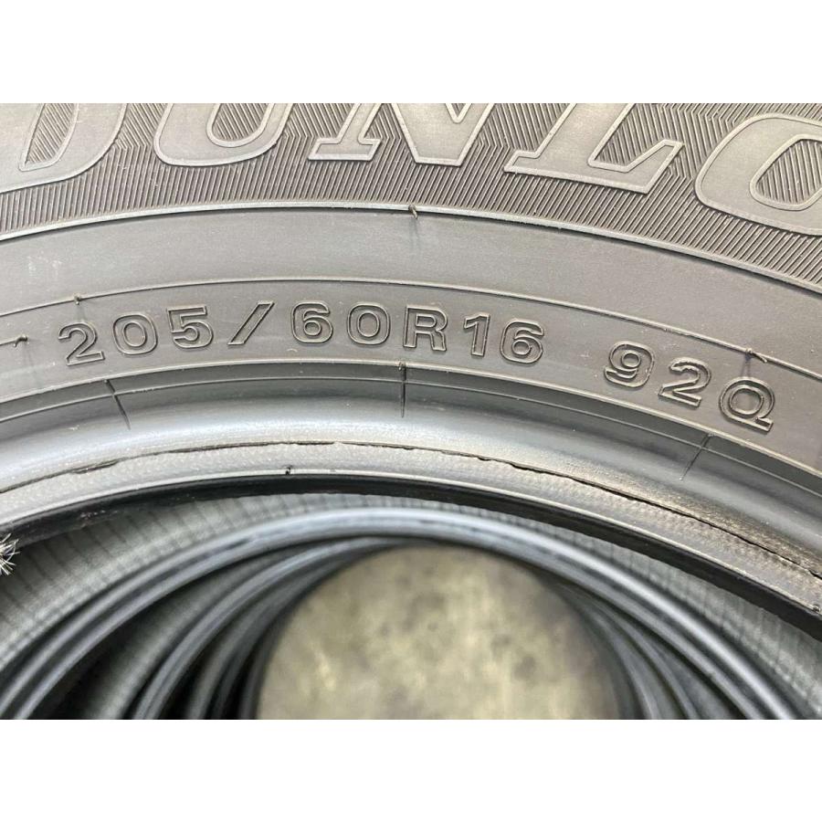 DUNLOP（ダンロップ） 中古タイヤ スタッドレスタイヤ 4本セット 205