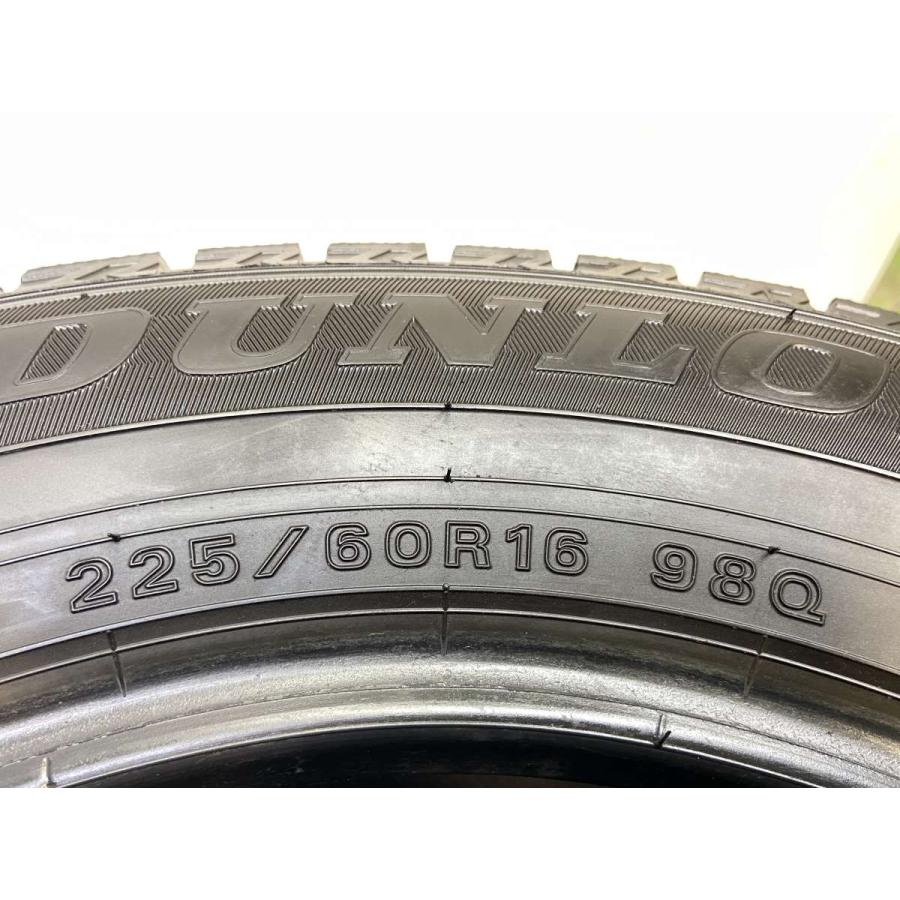 スタッドレスホイール付　中古　215/60R16　4本セット　ダンロップDSX-2　5分山以上 DUNLOP（ダンロップ） 中古タイヤ スタッドレスタイヤ 4本セット 215