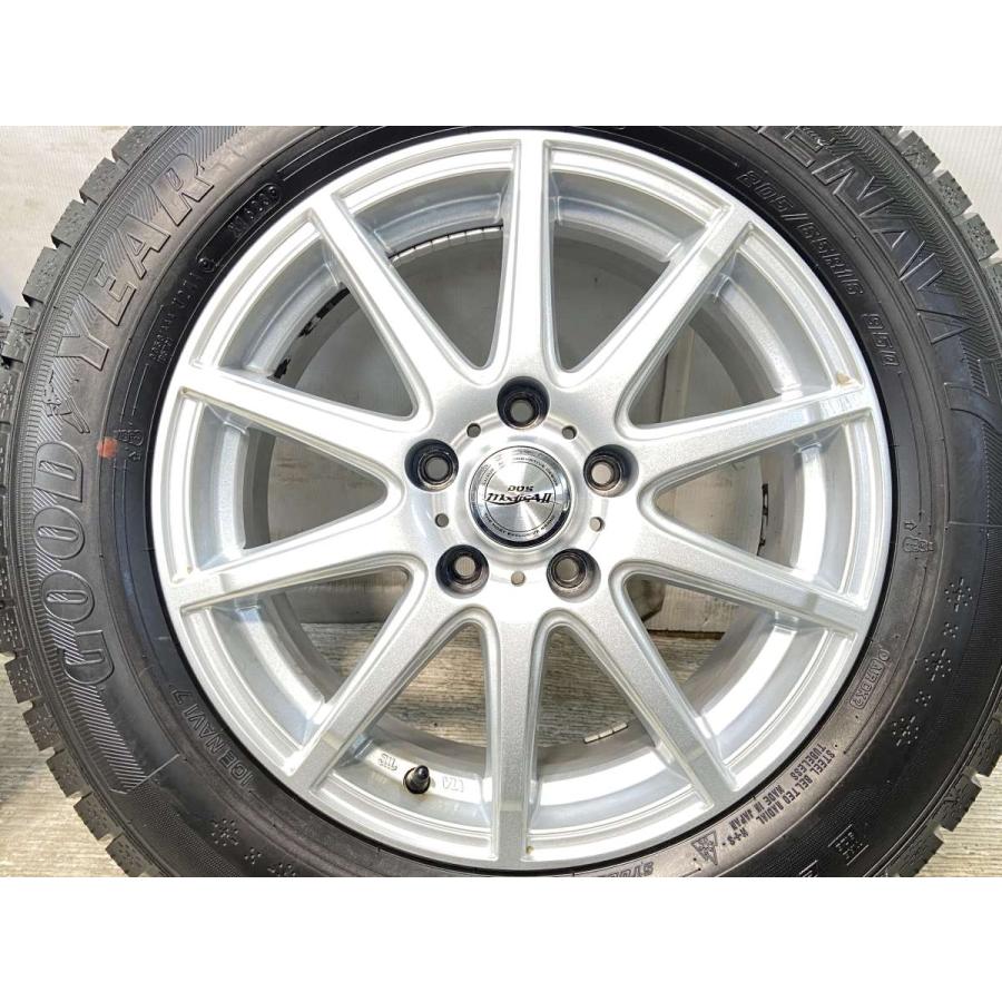中古スタッドレスホイール付4本セット　205/65R16 グッドイヤー（GOODYEAR） 中古タイヤ スタッドレスタイヤ ホイール