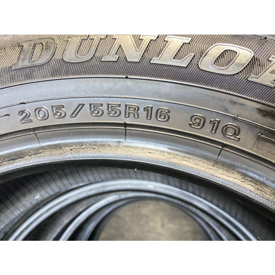 DUNLOP（ダンロップ） 中古タイヤ スタッドレスタイヤ 4本セット 205