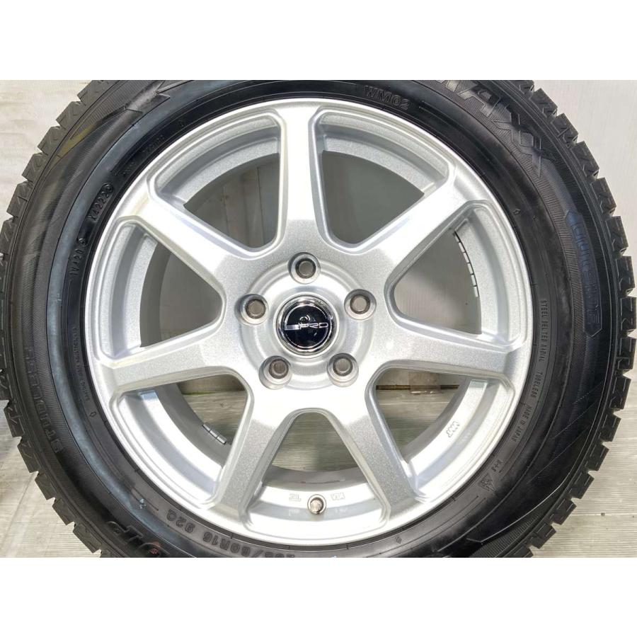 中古スタッドレスタイヤ GYナビ6 205/60R16 中古アルミホイールセット