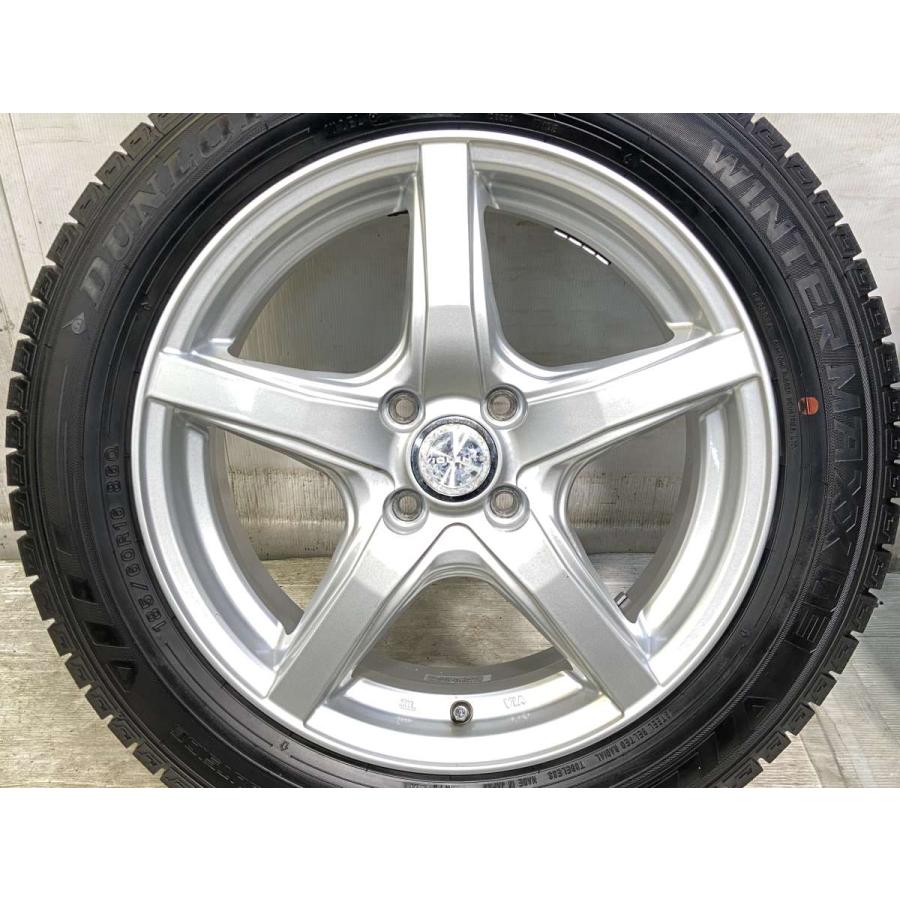 DUNLOP（ダンロップ） 中古タイヤ スタッドレスタイヤ ホイールセット 