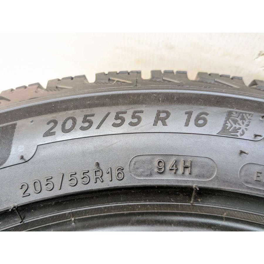 ミシュラン（MICHELIN） 中古タイヤ スタッドレスタイヤ 2本セット 205