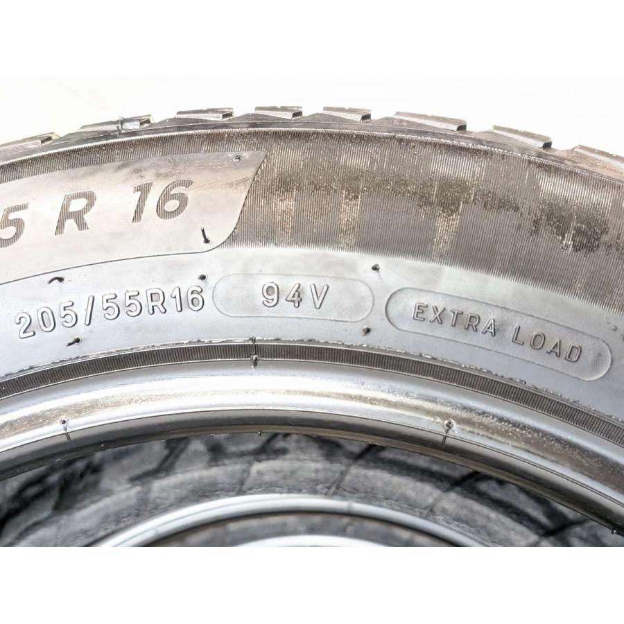 ミシュラン（MICHELIN） 中古タイヤ スタッドレスタイヤ 4本セット 205