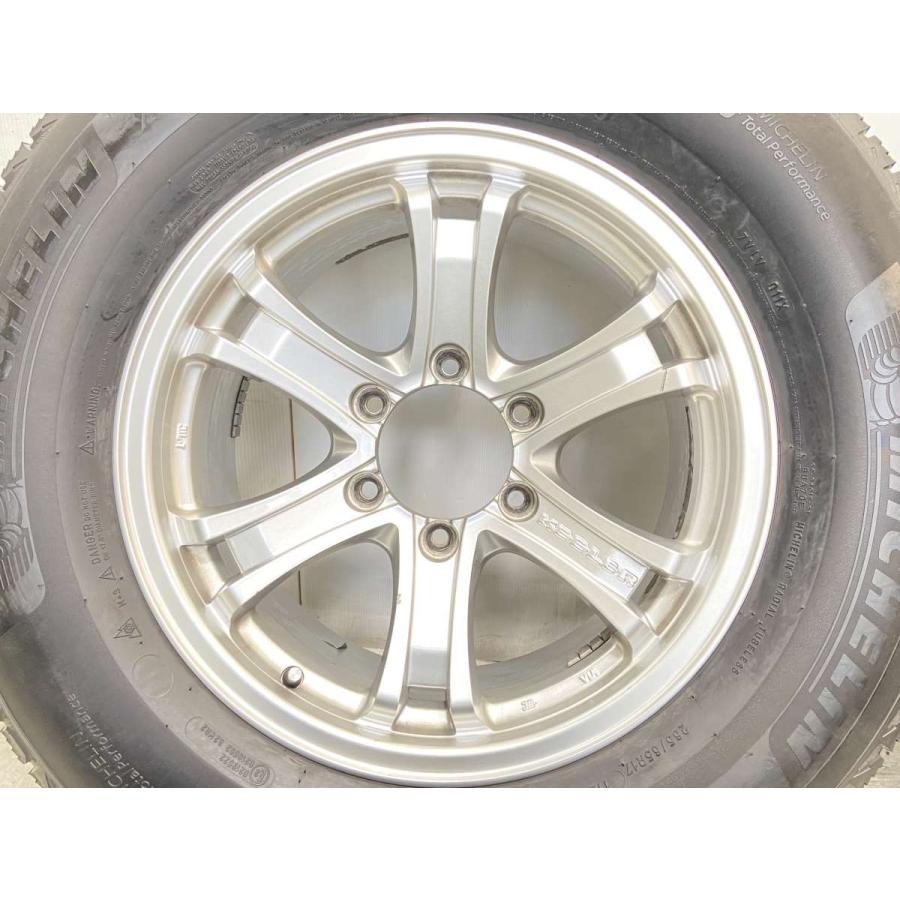 中古タイヤ スタッドレスタイヤ ホイールセット 4本セット 265/65R17  　 キーラーフォース 17x7.5 25 139.7-6穴 ミシュラン X-ICE SUV｜aing｜06