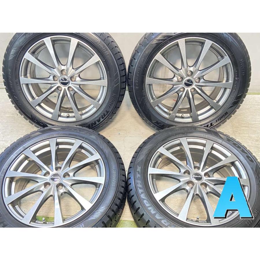 中古タイヤ スタッドレスタイヤ ホイールセット 4本セット 225/55R17  エクシーダー 17x7.0 50 100-5穴 TOYO ウインタートランパス TX | TOYO TIRES